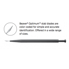 Beaver® Optimum Blades 15 degrees, straight, Green pk/5